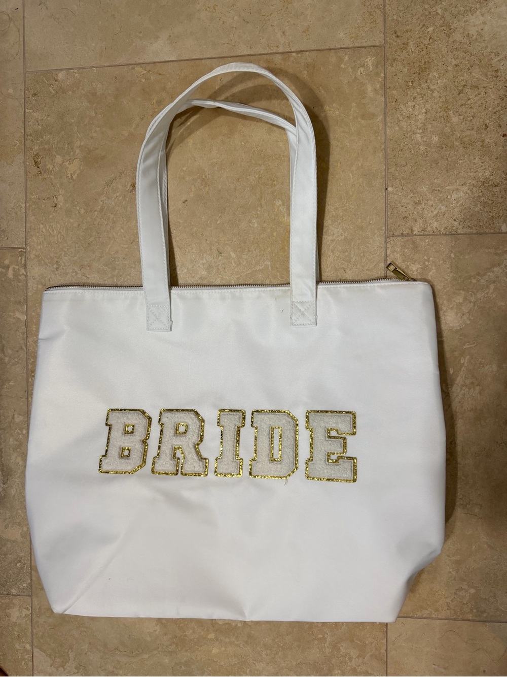 Bride White Tote Bag